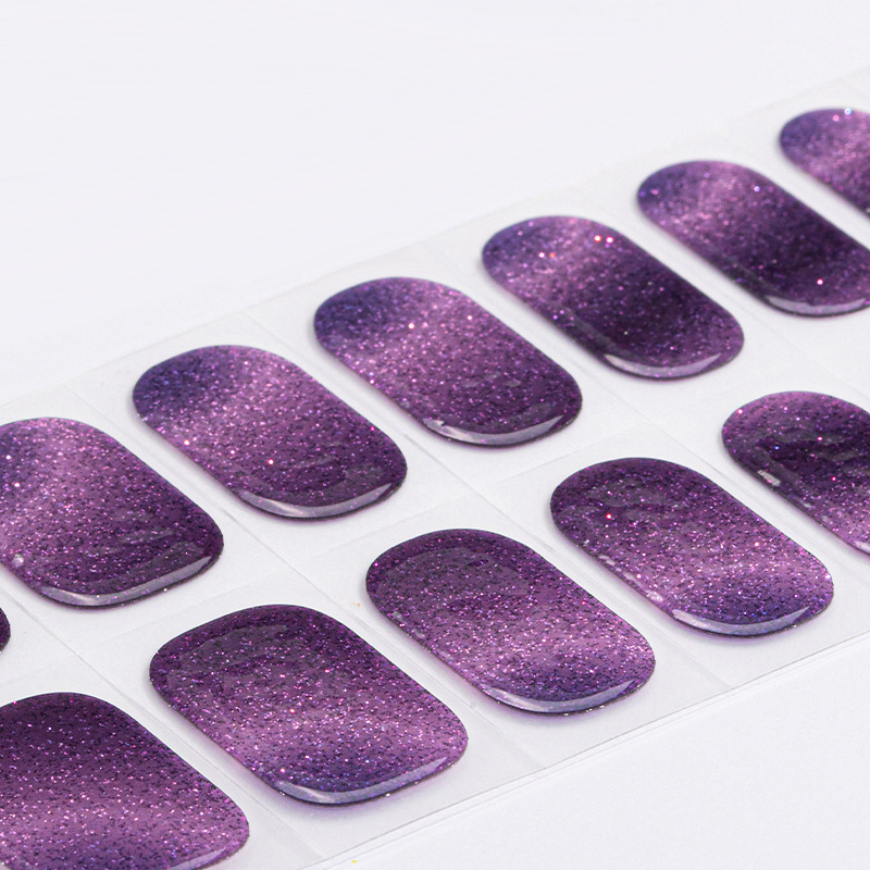 Semi-cured Gel Nail Sticker Vo - Nail Art Full Cat Eye recensie en prijs